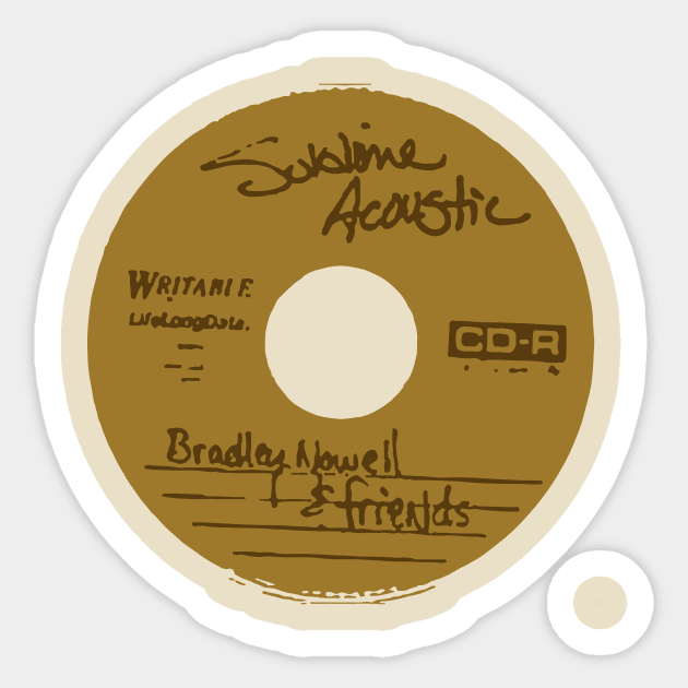 Sublime- Acoustic Album Sticker by NickiPostsStuff